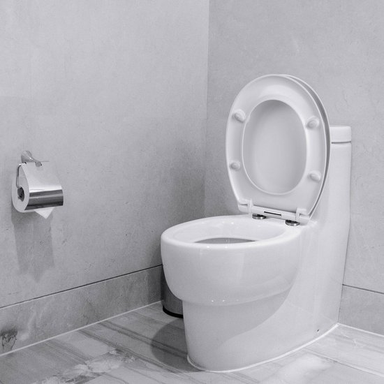 Toiletbril met soft-close mechanisme, Duroplast toiletdop, Installatie vanaf de