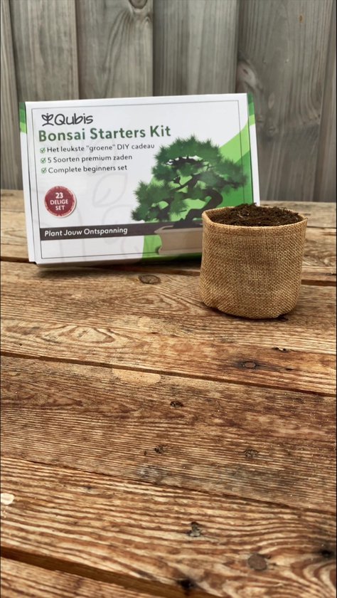 Kit de démarrage pour bonsaïs - 5 pièces 