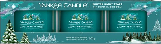 Yankee Candle - Winter Night Stars Filled Votive 3-Pack