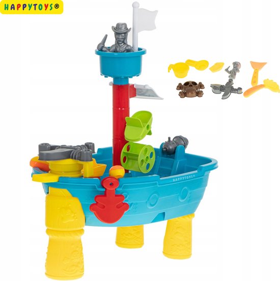 oorlog ritme toetje HappyToys® Piratenboot - Aquaplay - Watertafel - Zandtafel - Watertafel  Speelgoed -... | bol.com