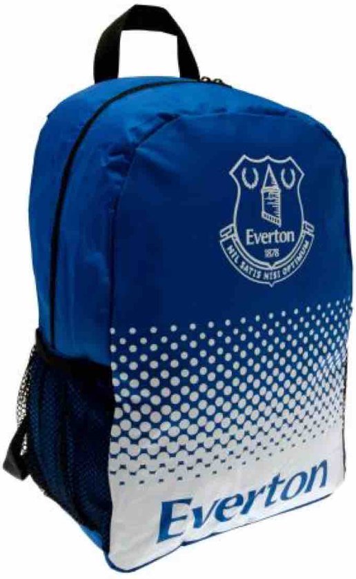 Everton FC Official Fade Crest Design Football Backpack/Rucksack (Blue