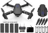 E88 Drone - Drone met camera en opbergtas - Drone met Camera voor Buiten/Binnen - Mini Drone - Drone voor Kinderen/Volwassenen - Extra 4 accu's gratis