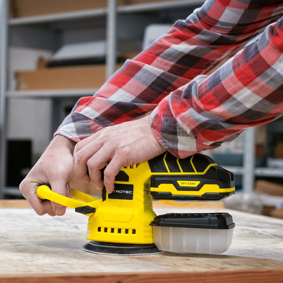 TROTEC Accu excentrische schuurmachine PESS 10-20V – foto 8