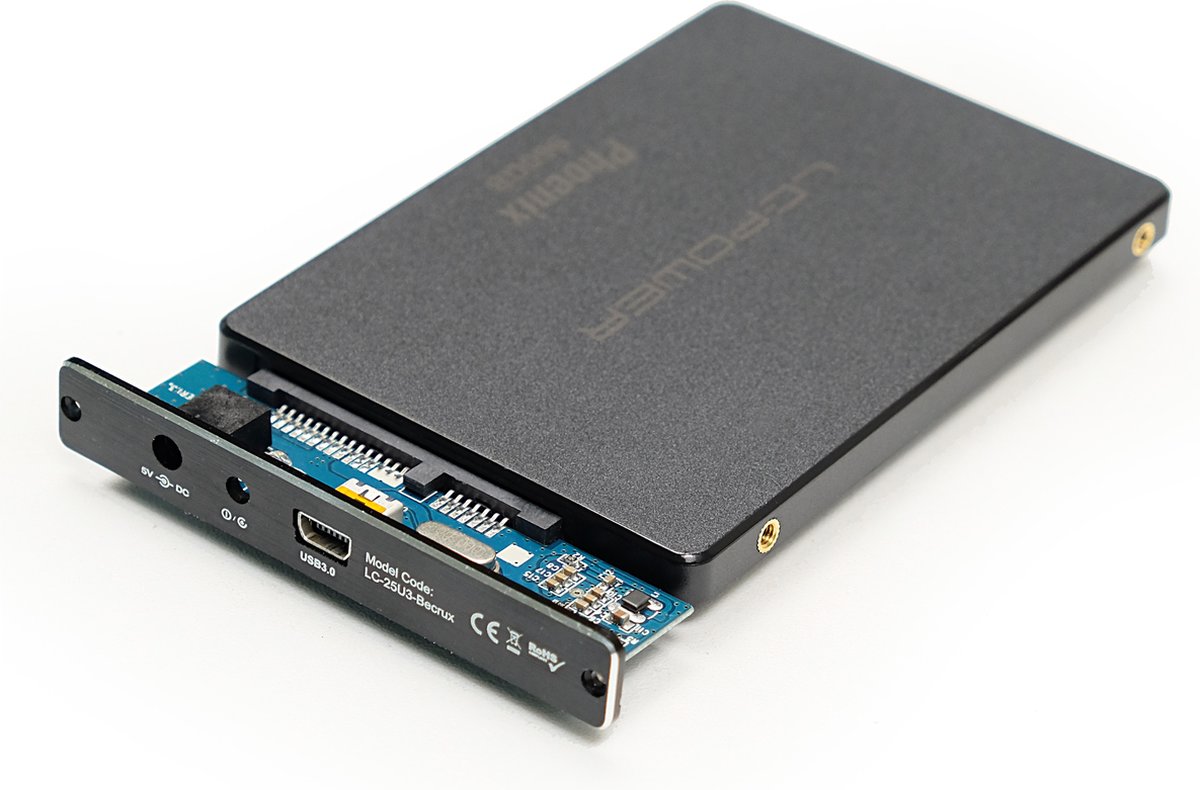 LC Power LC 35U3 Becrux C1   HDD behuizing 3.5 inch   USB 3.0