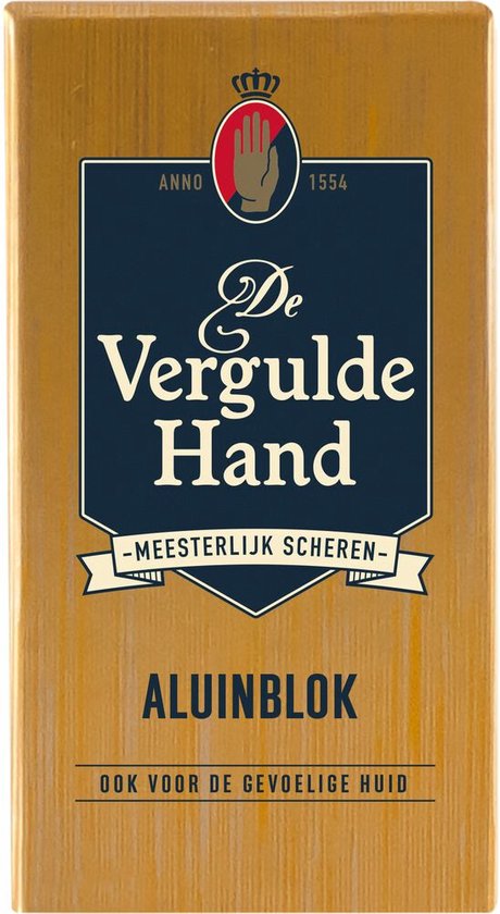 Foto: Vergulde hand aluinblok 75gr