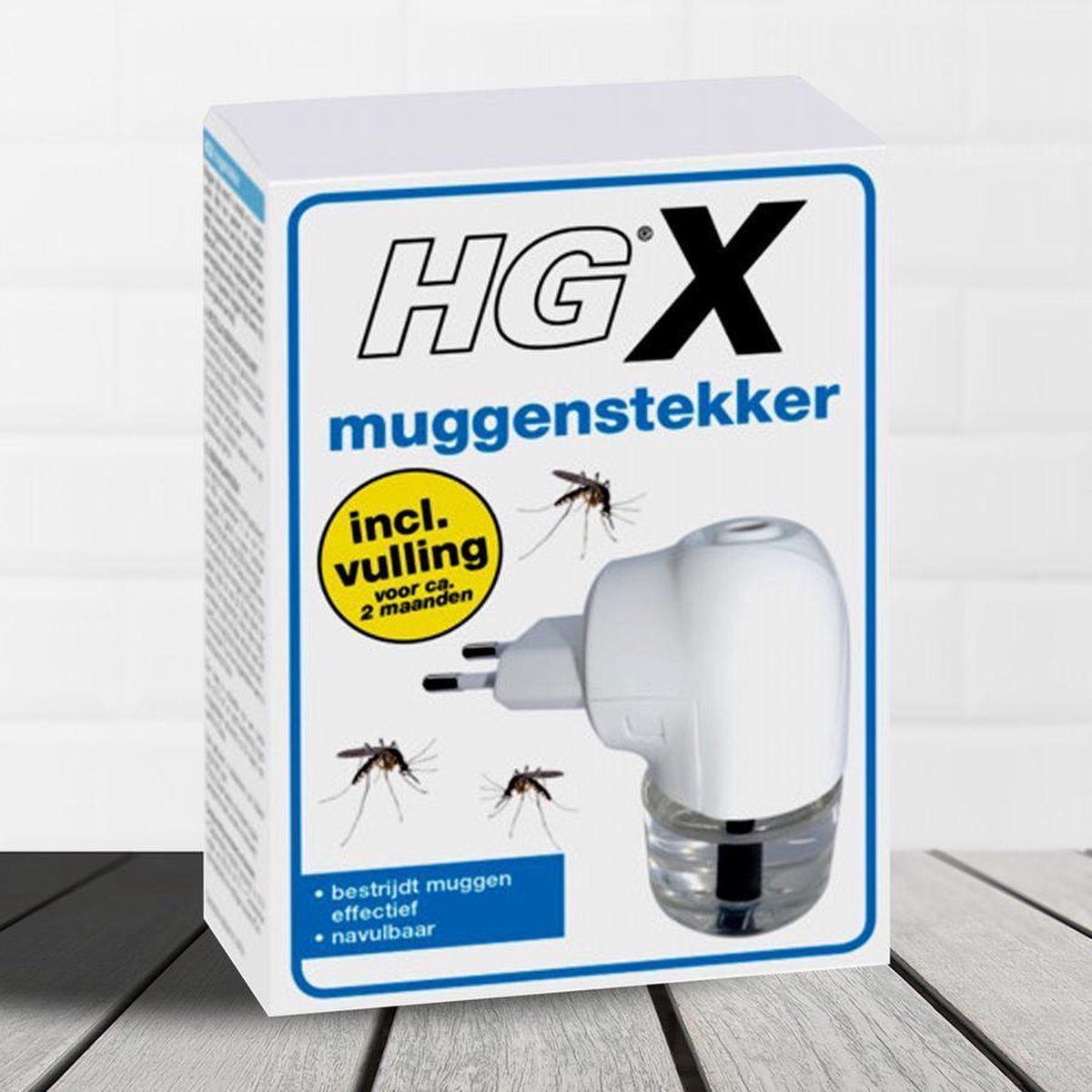 HG Muggenstekker Wit/Transparant - Muggenval - Muggen stekker