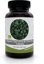 Nutrikraft Chlorella Spirulina Tabletten 500mg  120tabs -  Biologisch