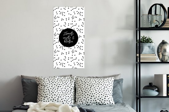 Affiche Soleil, vin & chat - Citations - Texte - Vin - Été - 40x80 cm