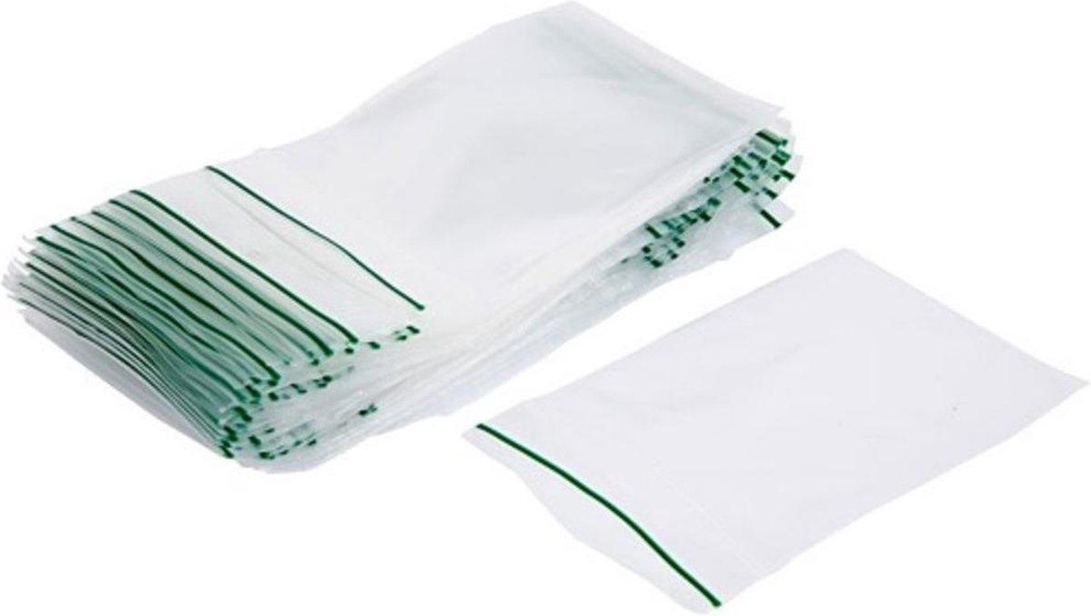 Sachet Zip Transparent 80x120mm par 100