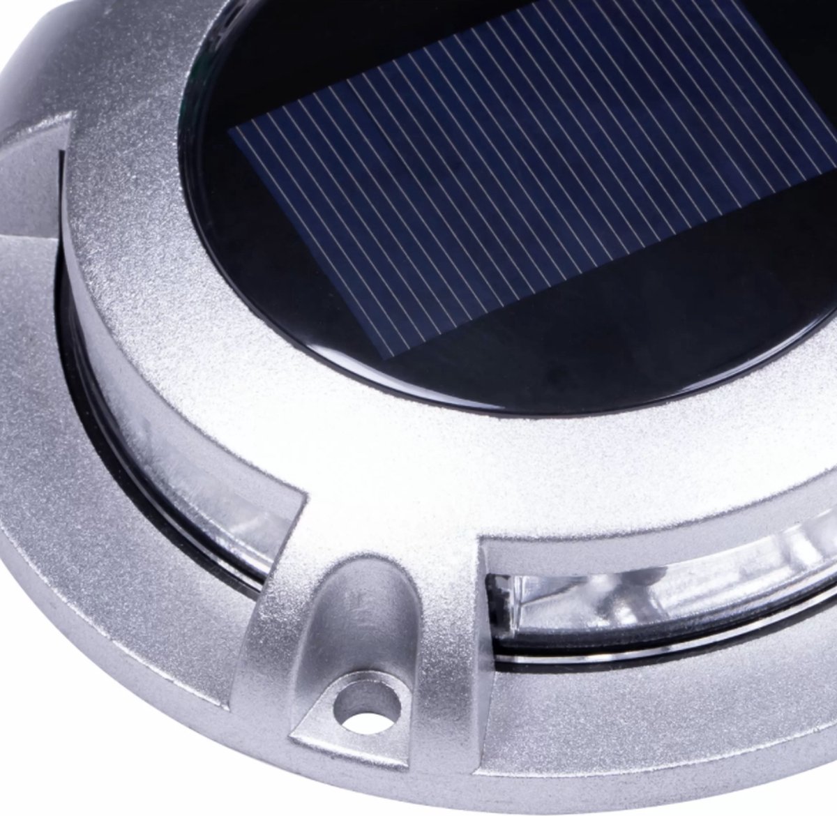 Solpex Omheiningsverlichting op zonne-energie, voor buiten, tuin, 6 stuks, wandlampen op zonne-energie, IP65-waterdicht, voor tuin, binnenplaats, trap, terras, pad (koud wit