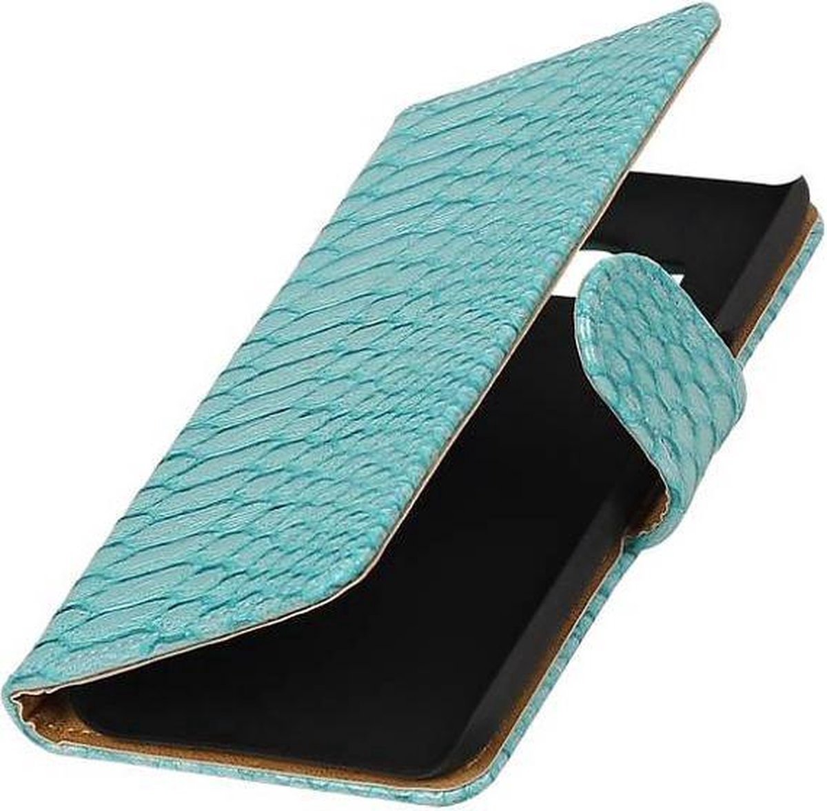Slang Bookstyle Hoes - Geschikt voor Samsung Galaxy J2 J200F Turquoise