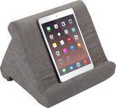 Orange Donkey, Tablet kussen – Grijs - 3 kijkhoeken – tablet pillow – tablet houder – tablet standaard – pillow pad