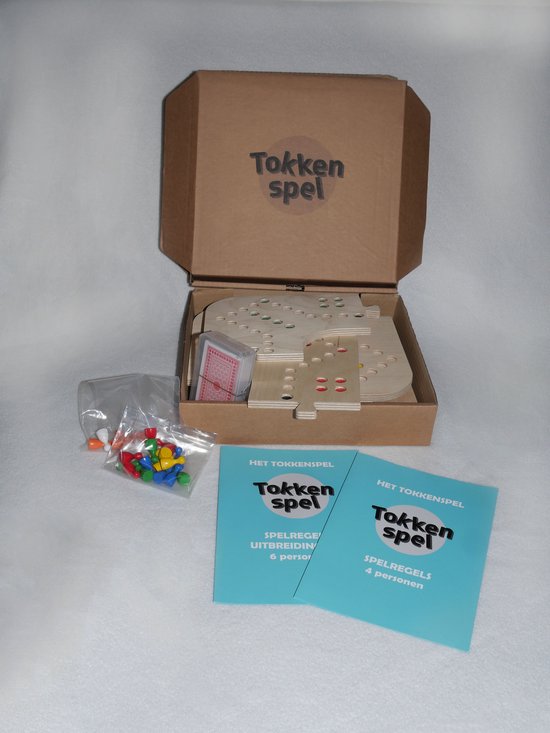 Afbeelding van het spel Tokkenspel 6 personen - bordspel - gezelschapsspel - Tokken - Tokbord