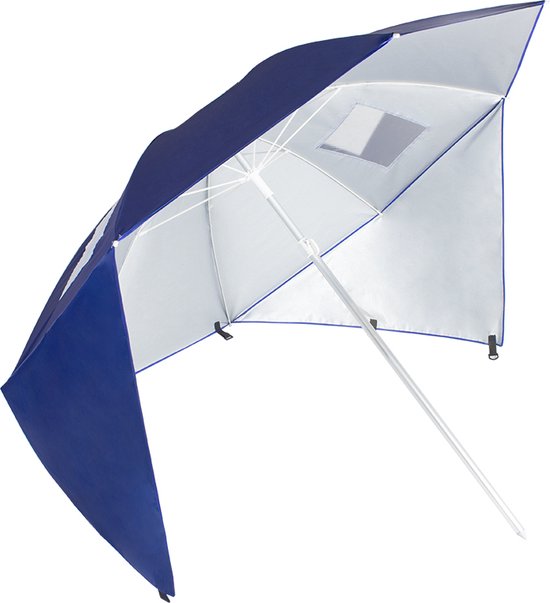 Sefaras Visparaplu - Groundsheet - Strandparaplu - Umbrella Shelter - Blauw