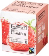 Bradley's Thee | Favourites | Strawberry / Aardbei n.23 | 6 x 10 stuks