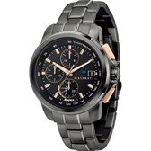 Maserati - Heren Horloge R8873645001 - Zwart/Rose - Ø 45mm
