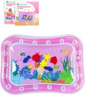 AyeKids Waterspeelmat Baby - Watermat - Speelkleed - Water Speelmat - Opblaasbaar - Babygym - Roze