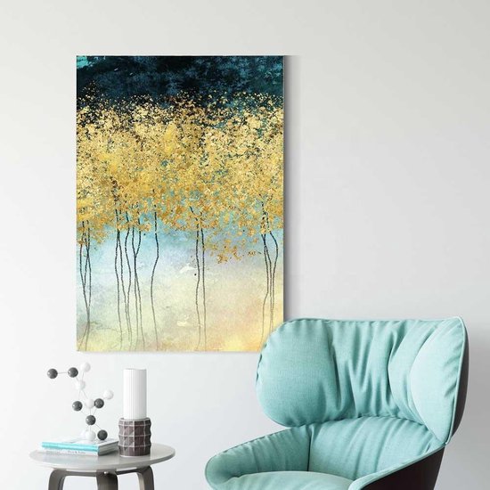 Golden tree schilderij 50x75