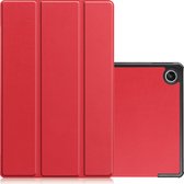 Hoesje Geschikt voor Lenovo Tab M10 Plus 3rd Gen Hoesje Case Hard Cover Hoes Book Case - Rood
