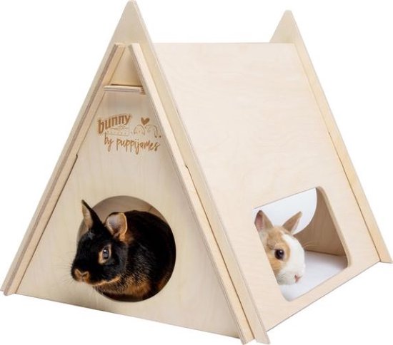 Foto: Bunny nature campsite 47x60x46cm knaagdierhuis 1 stuk