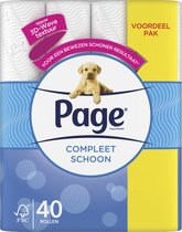 Bol.com Page toiletpapier - Compleet Schoon wc papier - 40 rollen aanbieding