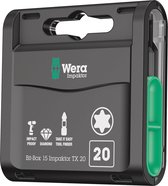 Wera BIT-BOX 15 IMPAKTOR TX 20, 15 -DELIG