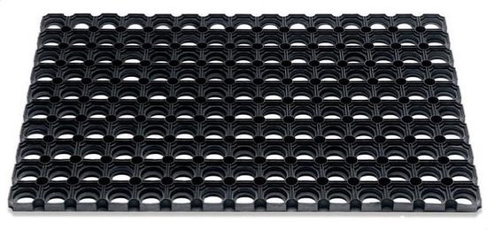 Hamat Deurmat Rubber Zwart 40 x 60 cm
