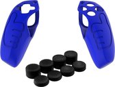 Mobigear Hoesje geschikt voor Dun Playstation 5 controller Hoesje Flexibel Siliconen | Mobigear Classic - Blauw