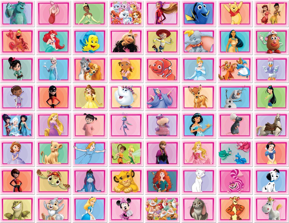 Walltastic Disney collage roze 64d
