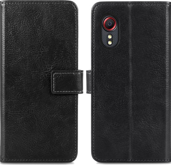 iMoshion Hoesje Geschikt voor Samsung Galaxy Xcover 5 Hoesje Met Pasjeshouder - iMoshion Luxe Bookcase - Zwart
