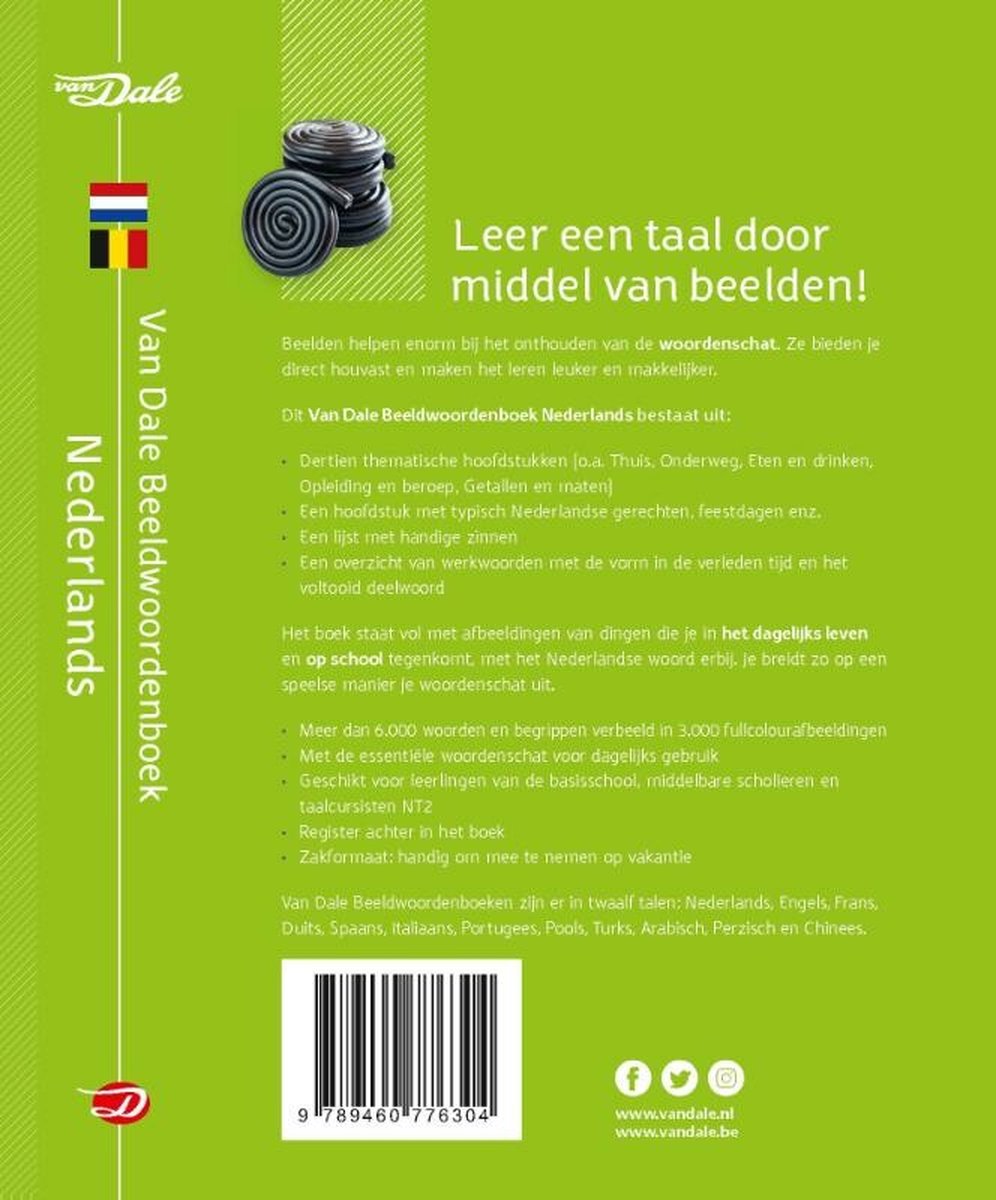 Van Dale Beeldwoordenboek Nederlands - back cover