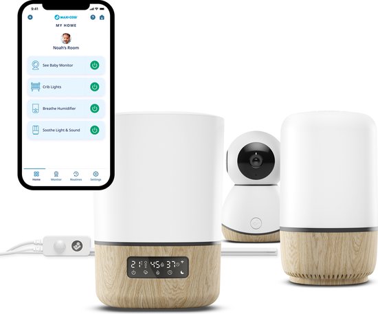 Maxi-Cosi Connected Home - Glow Wieglampje - Nachtlamp met app - Altijd dichtbij - Bewegingsdetectie van maxi-cosi — afbeelding 4