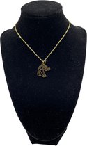 Unicorn ketting goud, Eenhoorn, Magisch, Art, Chain, Necklace