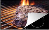 KitchenYeah® Inductie beschermer 76x51.5 cm - BBQ - Vlees - Grill - Kookplaataccessoires - Afdekplaat voor kookplaat - Inductiebeschermer - Inductiemat - Inductieplaat mat