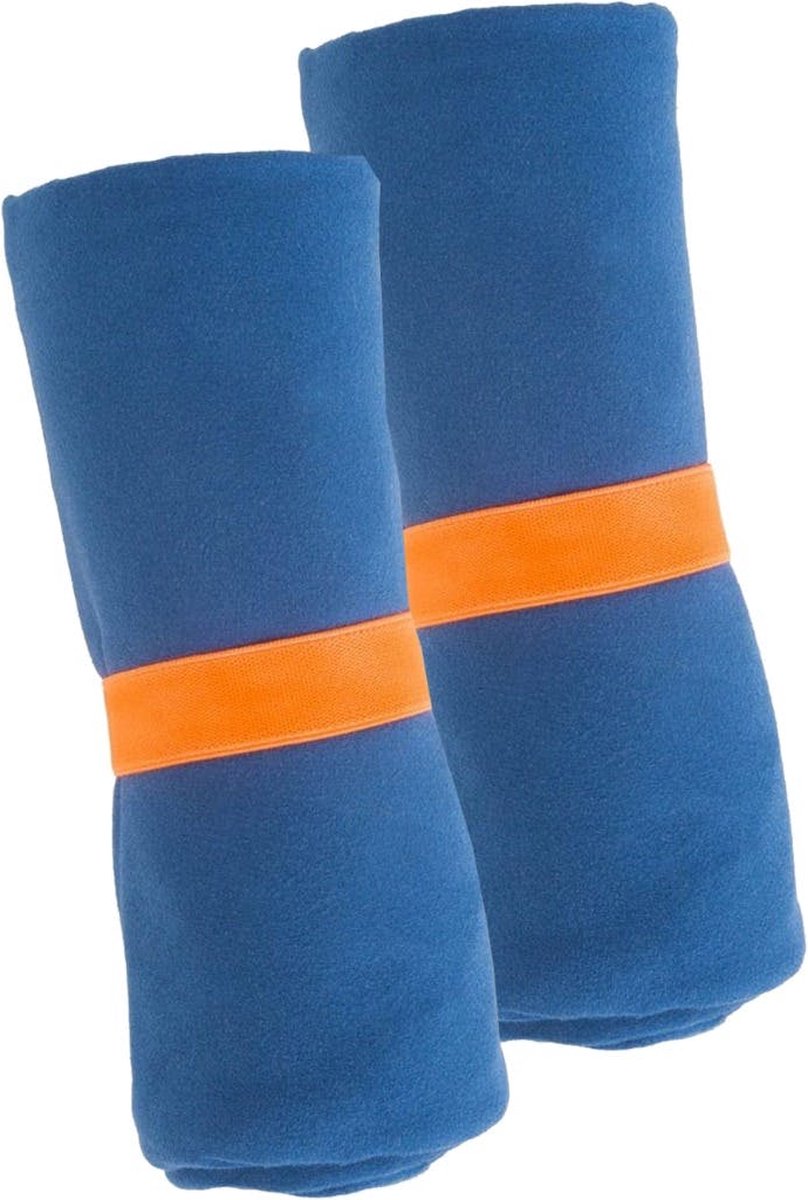 wond Zwembad lucht 2-delige handdoekenset microfiber blue | bol.com