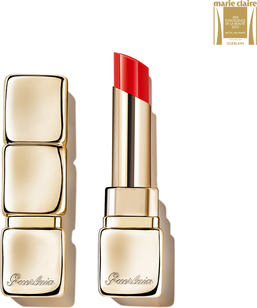 Guerlain Kisskiss Shine Bloom Lipstick #775-poppy Kiss