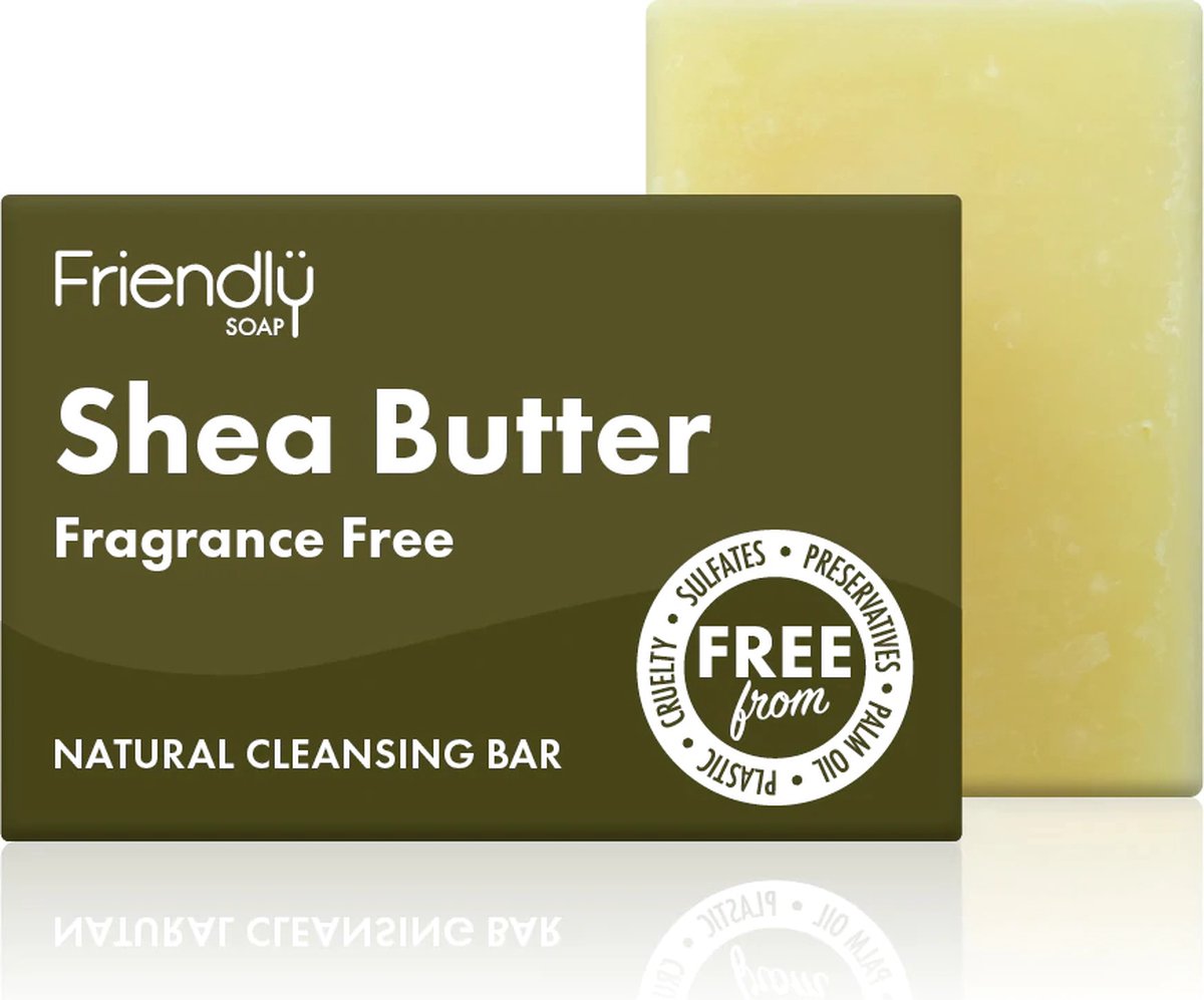 Friendly Soap® | 3 x Shea Butter reinigingszeepje | natuurlijke zeep