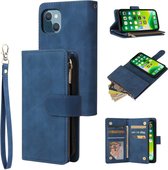 BookCover Wallet Etui voor iPhone 13 - iPhone 14   Blauw