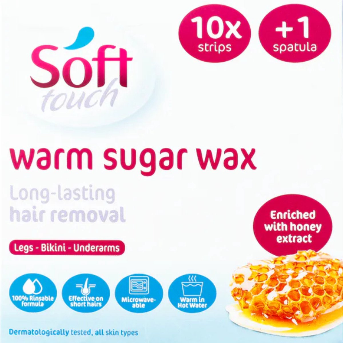 Suikerwax 'Soft Touch' Honing Waxen Warme Wax Harsen Ontharings