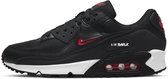 Nike Air Max 90 -  'Jewel 'Black' heren sneaker- zwart/rood maat 44