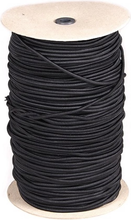 5 mtr 3mm diameet-Koord elastiek-Elastisch touw-Span elastiek-Kleding... |  bol.com