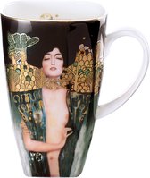 Goebel - Gustav Klimt | Koffie / Thee Mok Judith I | Beker - porselein - 450ml - met echt goud