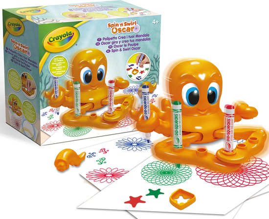 Crayola - Spin & Swirl Octopus | Mandala's tekenen - Creatieve Activiteit en Cadeau voor Kinderen