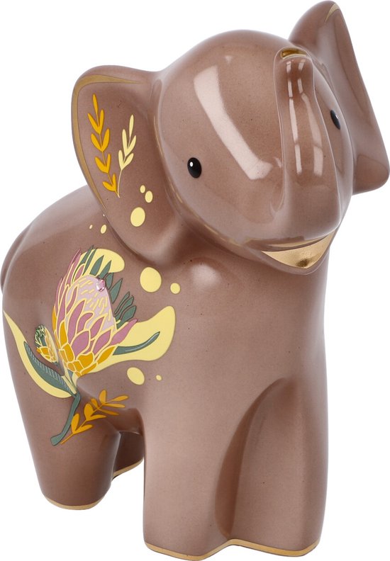 Goebel - Elephant | Decoratief beeld / figuur Kiombo | Porselein - 15cm - olifant