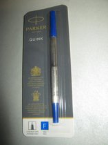 Parker Quink Rollerball Refill Blauw F fine