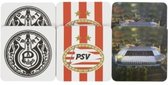 PSV Onderzetters (6 stuks)