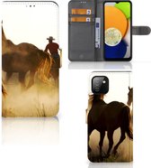 GSM Hoesje Geschikt voor Samsung Galaxy A03 Bookcase Cowboy