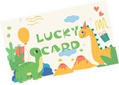 kraskaart voor kinderen - set van 10 kraskaartjes - beloningssysteem - dino beloningskaart - broodtrommelbriefje - Blijderij