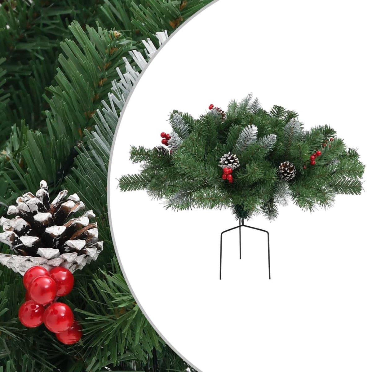 VidaLife Tuinkerstboom 40 cm PVC groen