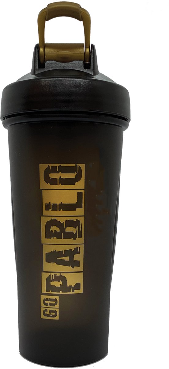 Goedkoopste GoPablo - Shakebeker - 800ml - Shaker - Bidon - Zwart